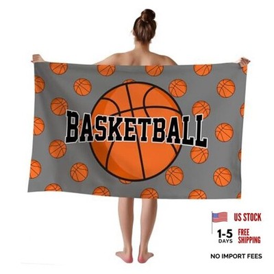 Beach Towel for Boys, Microfiber Towel for Beach Pool Swim Basketball