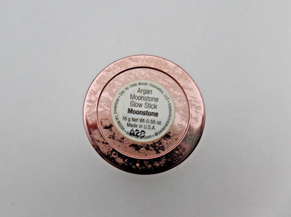 Barra resplandeciente de piedra lunar de argán Josie Maran hidratación suavizante de poros multiuso 0,55 oz Foto 3 de 4