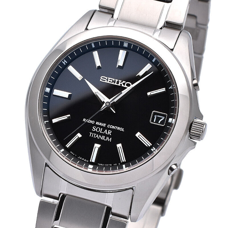 SEIKO SELECTION SBTM217 Titanium Sapphire Crystal Radio Wave Control Solar  Watch 4954628428448 | eBay