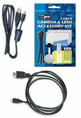 USB Cable HDMI Accessory for Fuji FujiFilm X-T4, XT4, Digital