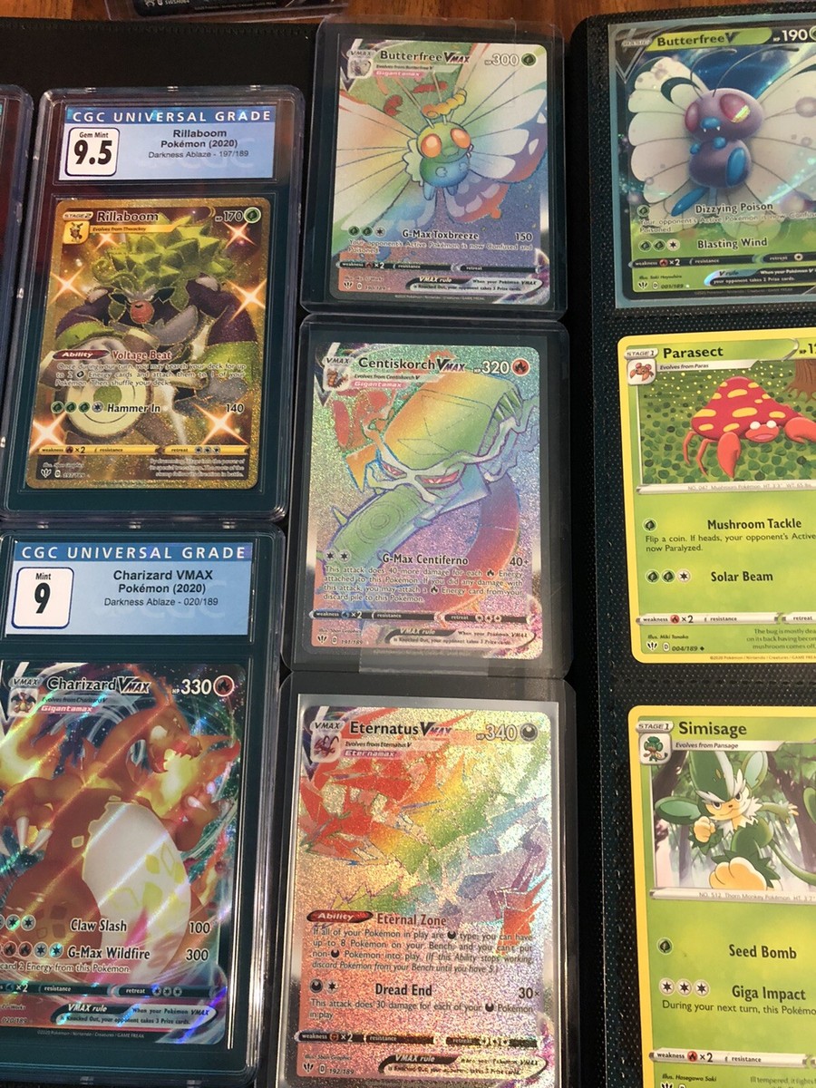 Pokemon DARKNESS ABLAZE MASTER SET COMPLETE 356 CARD SET CHARIZARD