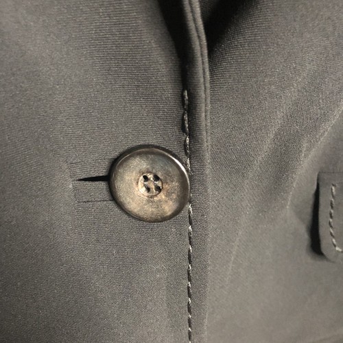 Marina Rinaldi Max Mara Blazer Plus Size 1X Black Single Button Career - Picture 6 of 10