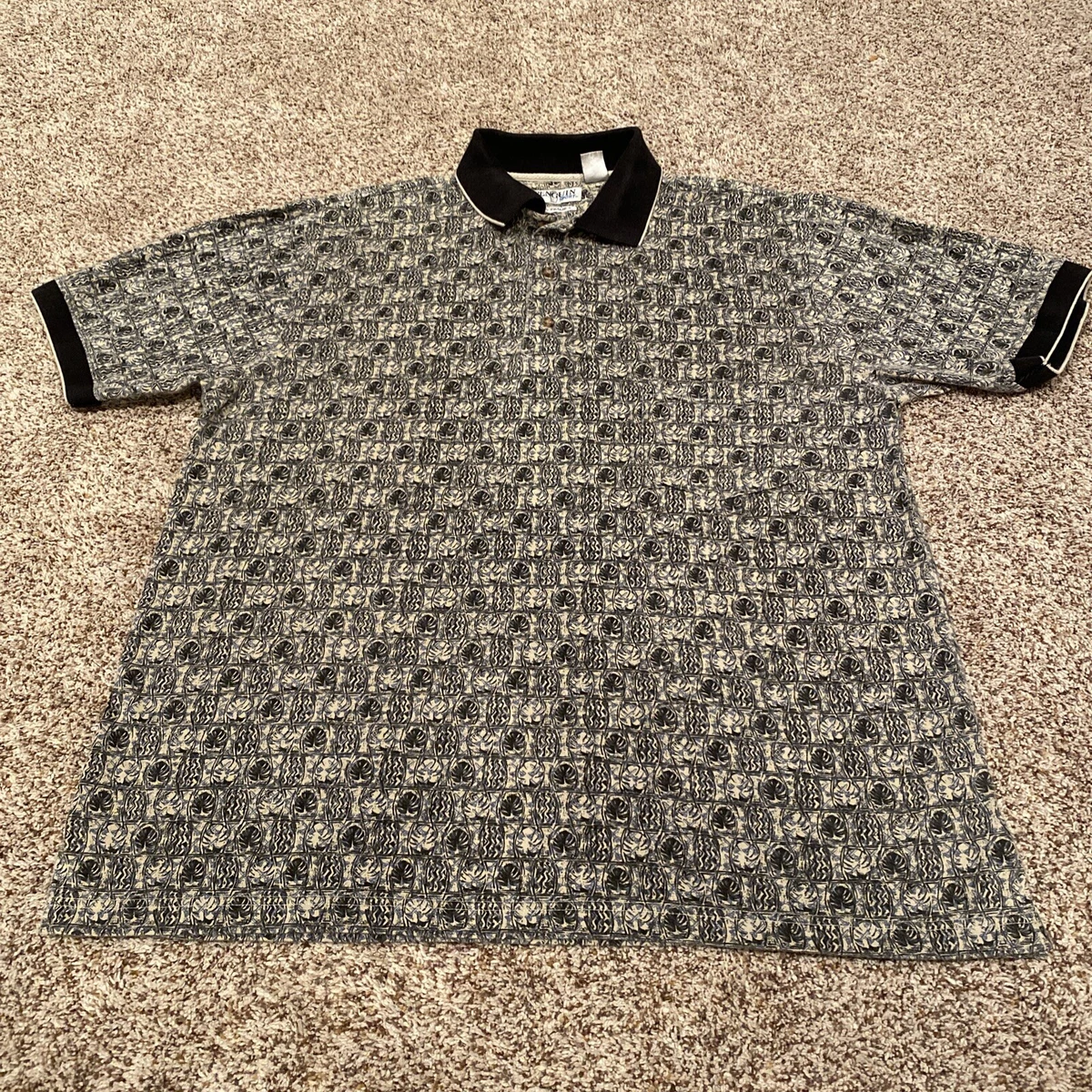 Louis Vuitton Vintage Cycling Polo Blue Grey. Size S0