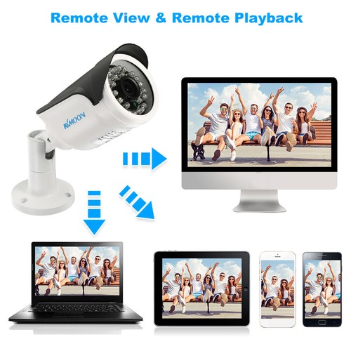 KKmoon 3MP POE IP Camera Waterproof Security Camera Support P2P Android/iOS APP - Picture 8 of 12