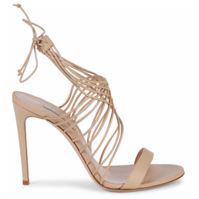 Casadei Leather Multi-Strap Lace-Up Sandals