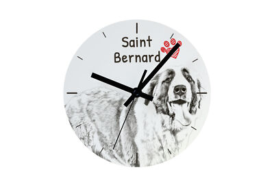 St. Bernhard Dog Watch With A Photo Of A Dog Art-Dog