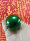 VERY RARE LEKLAI KAEW GREEN CAVE LP SOMPORN POWERFUL PROTECT HEALTH THAI AMULET