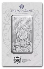 10 Oz Royal Mint Great Britain Norse Gods - Odin .9999 Silver Bar