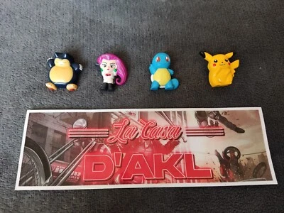 Lot de Figurines Pokémon Rares - Type pins - OFFICIEL CGST Nintendo - Photo 1/4