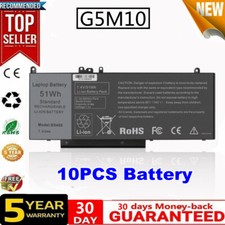   Lot 10x Battery for Dell Latitude E5450 E5550 15.6" WYJC2 8V5GX G5M10 7.4V 51Wh