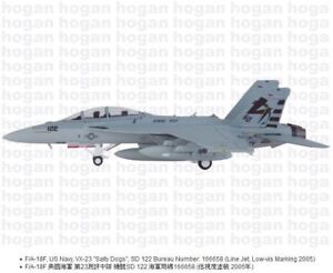 Hogan Wings 6467 F A 18f Us Navy Vx 23 Salty Dogs Sd 122 Bureau Ebay