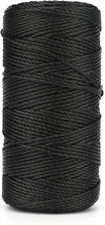426 Feet Nylon Twine 36 Bank Line-Black Nylon String 2Mm-100 Black Nylon