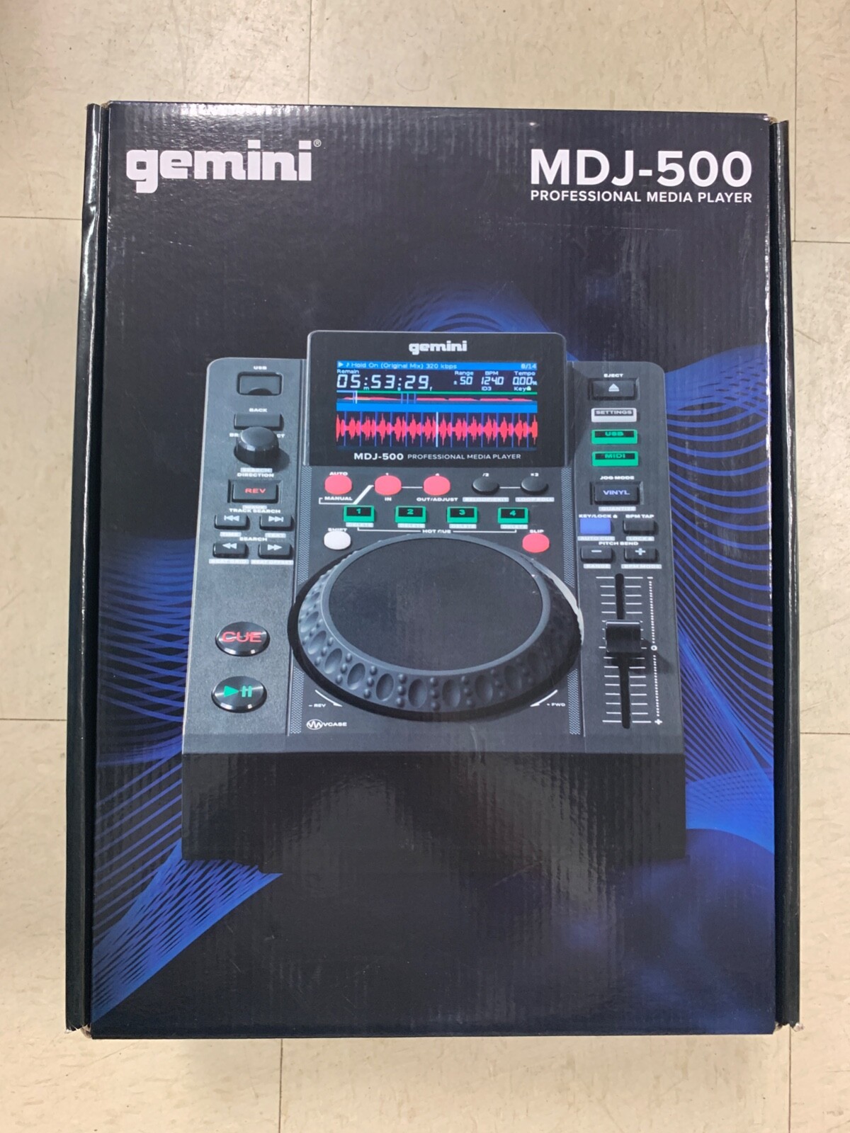 Gemini Mdj500 Professional Audio Multi Media Music Player MDJ500 USB