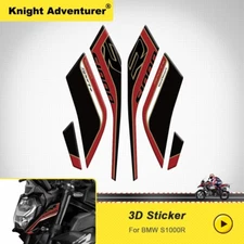 For 2019-2024 BMW S1000R Front Headlight Fairing Panel Protector Cover Sticker .