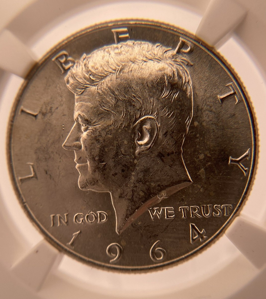 1964 D 50C KENNEDY SILVER HALF DOLLAR DISCOVERY BAG 1ST DAY OF