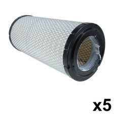 Air Primary Air Filter Pack Of 5 P828889 Fits New Holland Cr960 Cr970 Cr980