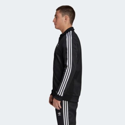 adidas originals adicolor beckenbauer track jacket in black cw1250