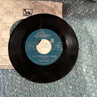 Gogi Grant. If, and when/I ll never smile again, liberty 45 gigi