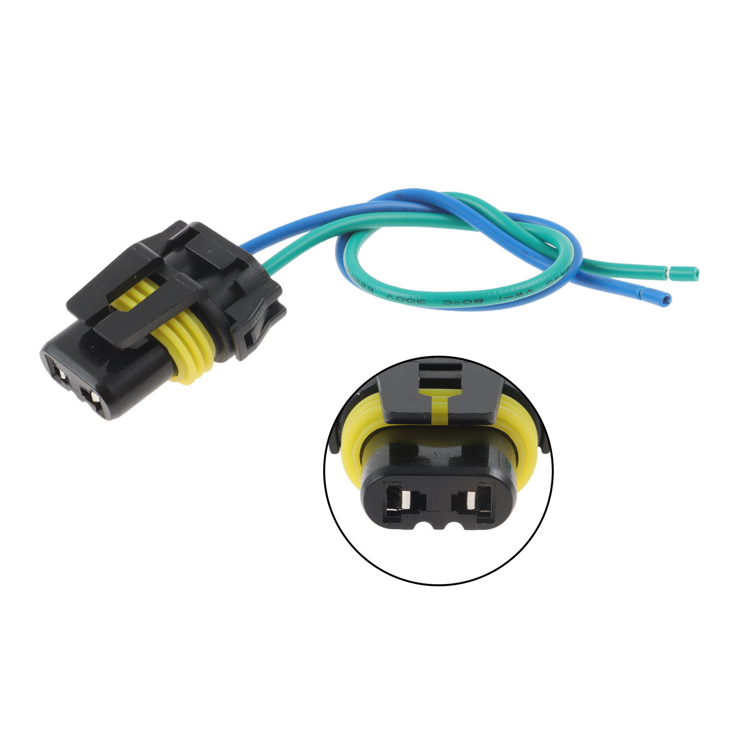 Fog Light Wire Bundle Plug 2-Way Fit for Ford F-150 2000-2009