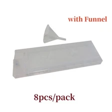 8Pcs 220ml Refill Ink Cartridges with Funnel for Roland Mimaki Mutoh US Stock