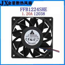 Delta FFB1224SHE 12038 DC24V 1.2A 12CM 3-Wire Inverter Cooling Fan