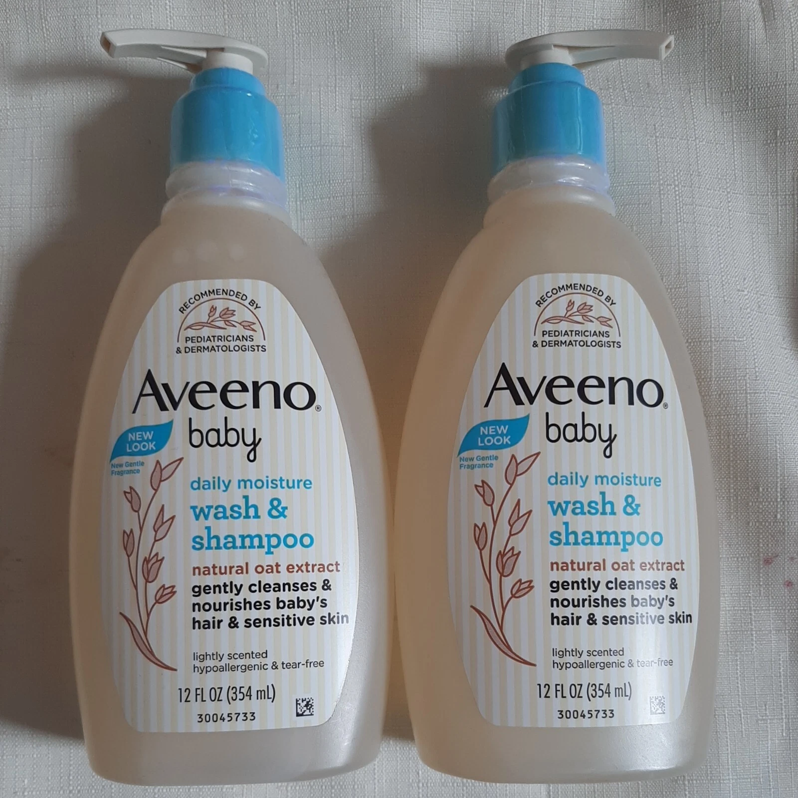 2 Aveeno Baby Daily Moisture Wash & Shampoo 12 Fl.oz Ea Hypoallergenic Sensitive
Opens in a new wind