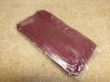 Vintage 1960's - 1970's - "MBS" Sew-up Rear Tire Bag - MAROON - "NOS"
