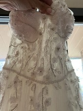 wedding Dress David  s bridal Galina Signature Size 12