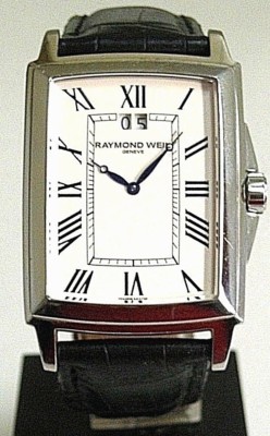 RAYMOND WEIL TRADITION 5596-STC-00800 BIG WATCH, GENTS, DATE, WR, ST-ST, QUARTZ