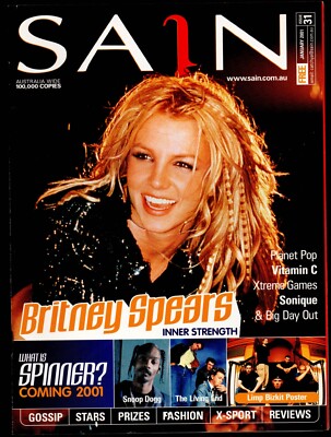 Sain (Sanity magazine) - January 2001 - Britney Spears, Snoop Dogg + Sonique