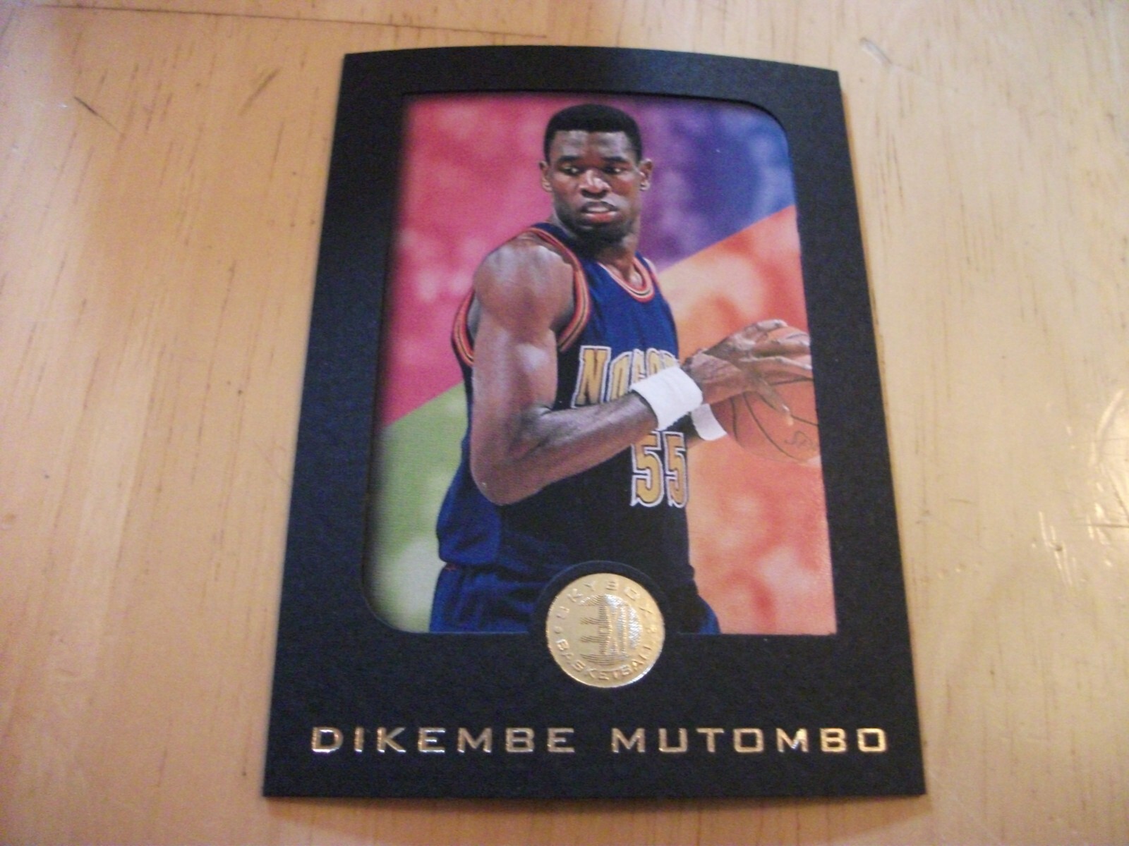 1995-96 Skybox E-XL Basketball Dikembe Mutombo #22