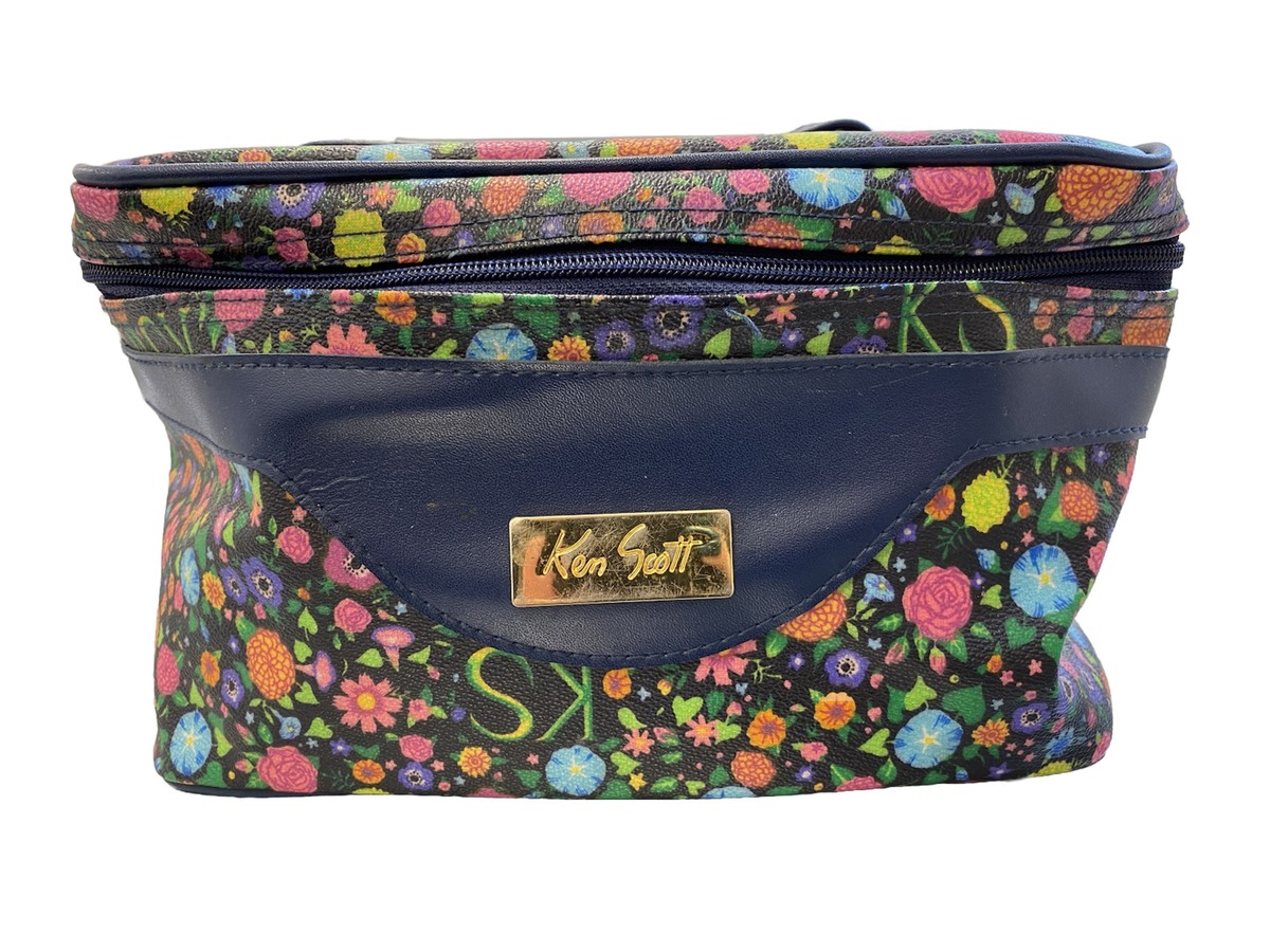 KEN SCOTT BEAUTY CASE DONNA WOMAN BAG VINTAGE JHD6522
