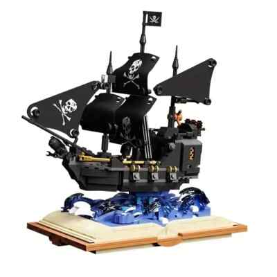 Magic Book ¤ Black Pearl (Piratenschiff) ¤ Bauset 919 Teile ¤NEU + Hinweis