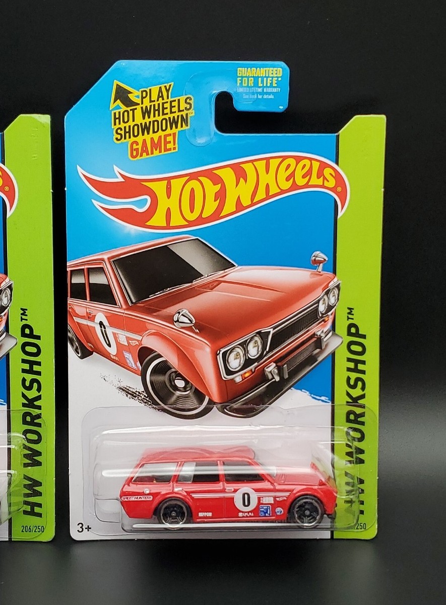 2014 HOT WHEELS HW WORKSHOP 71 DATSUN BLUEBIRD 510 WAGON 2006/250