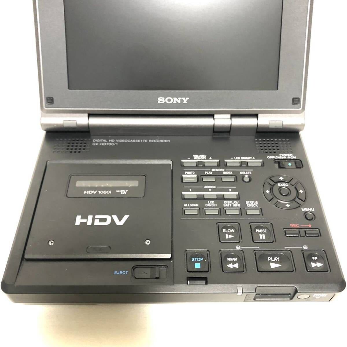 【ジャンク】SONY GV-HD700/1 07製 Vintage Sony GV-HD700 1080i HDV HDMI Digital HD Videocassette