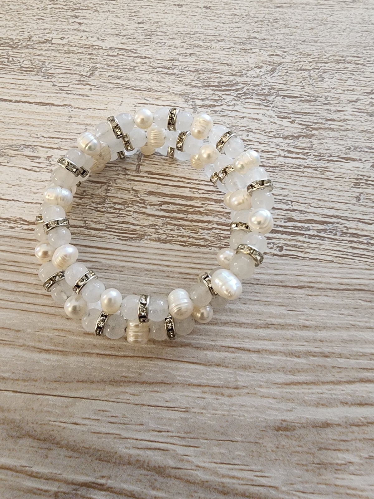 Two Unique Memory Wire Wrap Bracelets. Two 3 wrap… - image 6