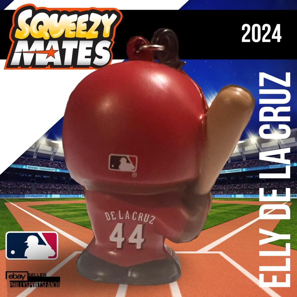 2024 MLB SQUEEZY MATES Elly De La Cruz 2.5" Keychain Baseball Cincinnati Reds eBay