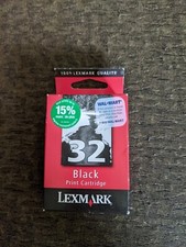 NEW Lexmark 32 black ink cartridge