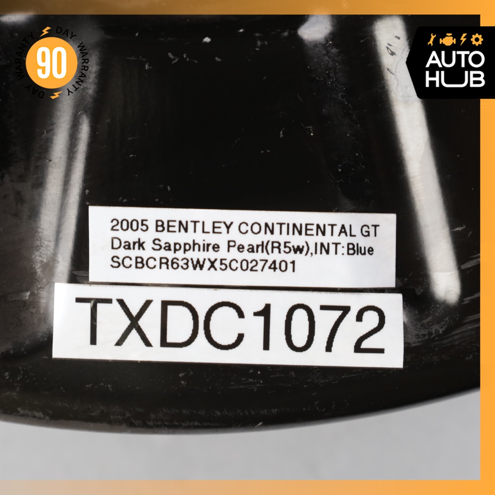 03-07 Bentley Continental GT Coupe Front Right Side Spindle Knuckle Hub OEM 65k