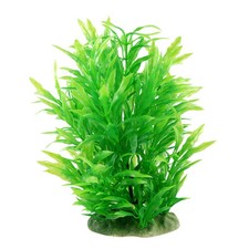 8.0" Tall Artificial Water Plant Decoration for Fish Tank, Green