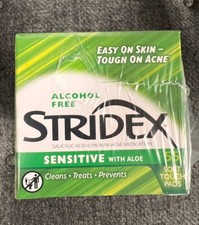 3 New Stridex Sensitive Acne Pads, 55 Ct Each