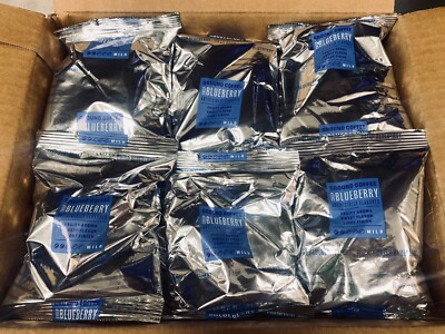 Blueberry Flavored 7 Eleven Ground Coffee Light Roast 30 2oz. Frac Packs 3.75lbs