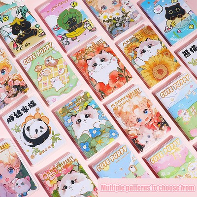 Writing Paper Cartoon Kawaii A7 Notebook Small Cute Writing Notepad Pocket _r1