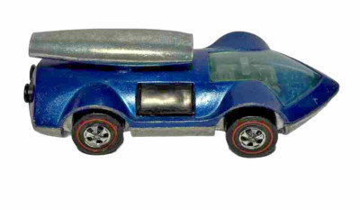 Hot Wheels 1970 Redline Blue Rocket-Bye-Baby Die cast Nice!, (B202) RL901