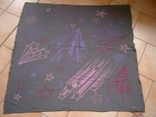 (159) Sciarpa foulard Cool Spirit of Hope foulard prugna stella stampa 100 cm x 100 cm