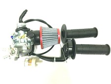 Filtro de aire de cable de acelerador y manillar giratorio de carburador para Honda CT90 1966-1979