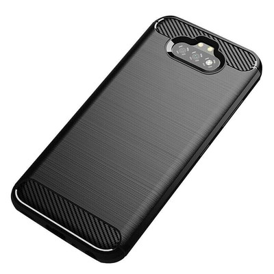 High Quality Carbon Fiber Soft Cover Case for TracFone LG K31 Rebel L355DL Phone