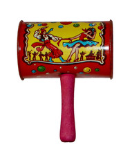 Kirchhof Life Of The Party  Dancers  Tin Litho Round Drum Noise Maker