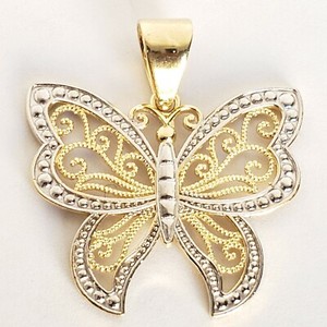 14k Gold Butterfly Charm Flash Sales 