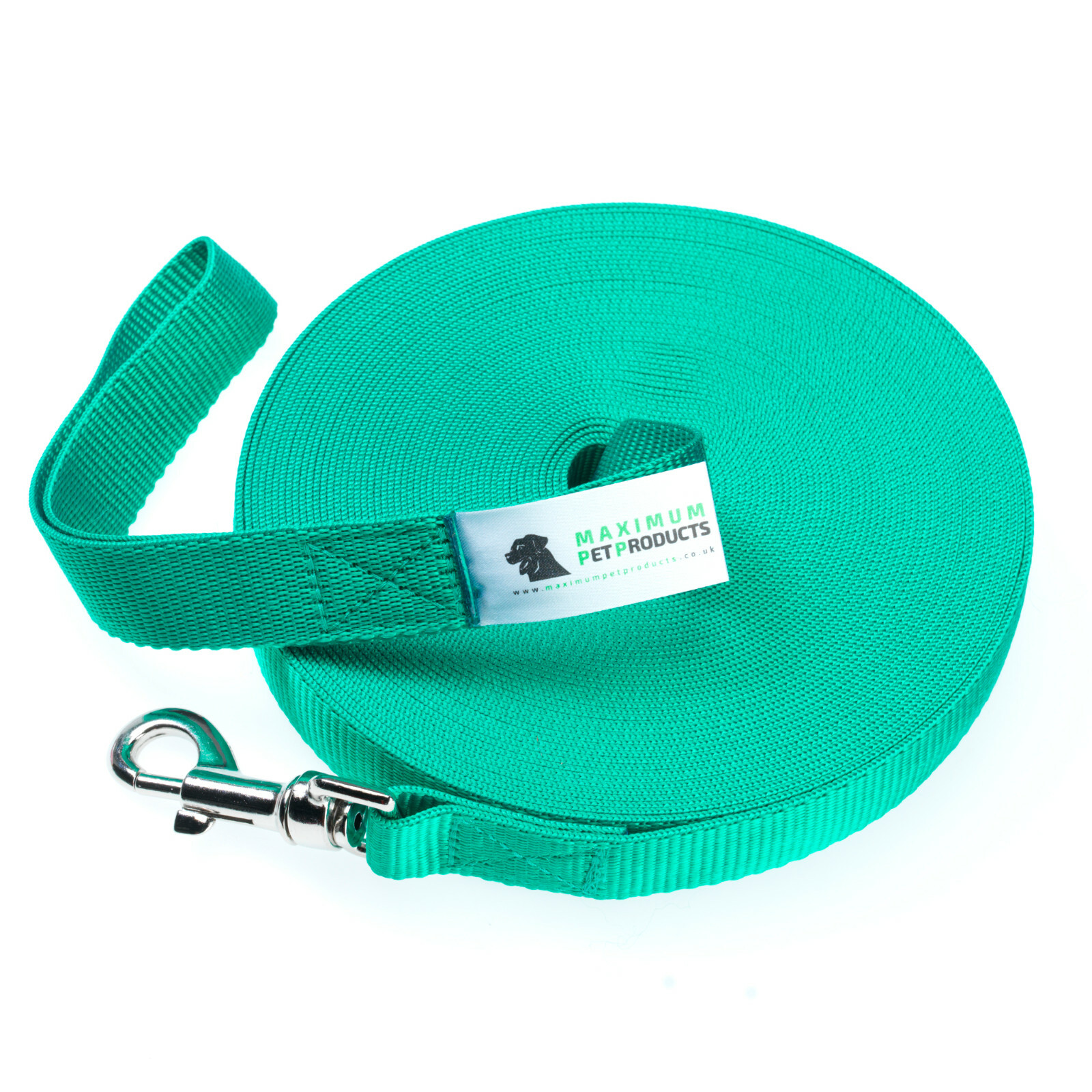 Dog Lead For Training, Tracking & Obedience Recall 50ft 15 Meter Green